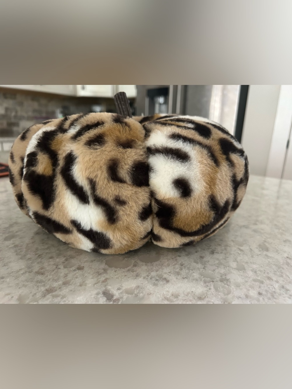 “New” Rachel Zoe Faux Fur Leopard Pumpkin